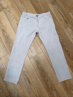 Brunello Cucinelli Light Beige Straight Jeans